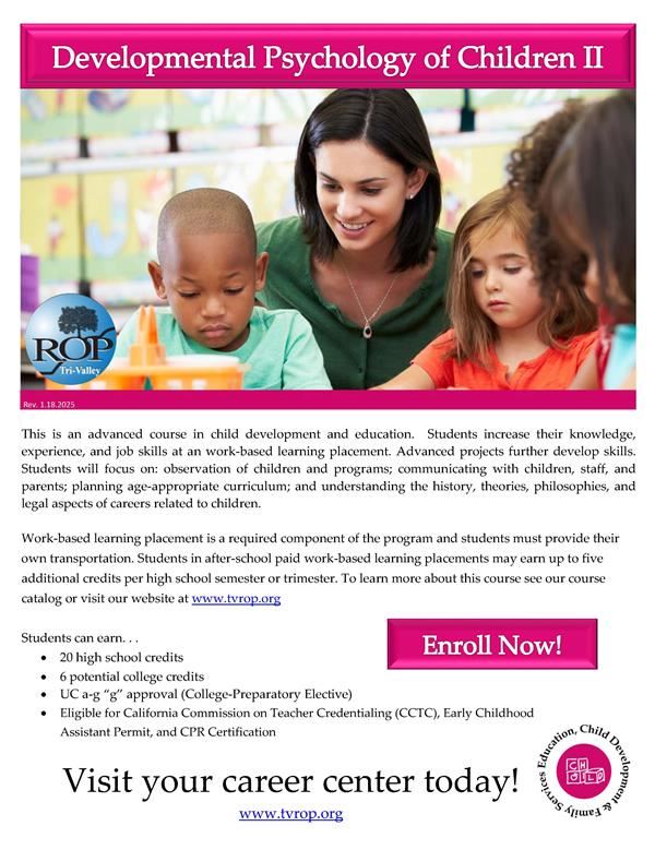  Click link for course information flyer